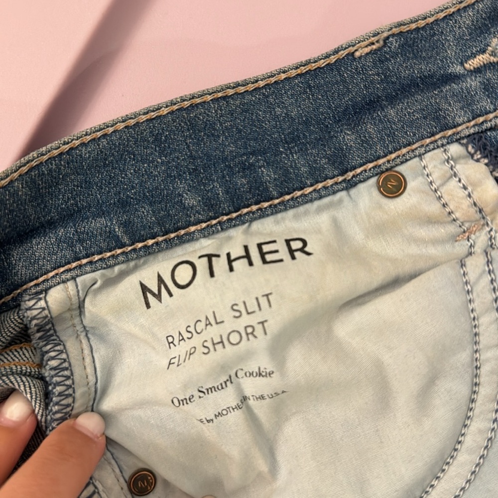 MOTHER Rascal Slit Flip Short - Picture 4 of 5